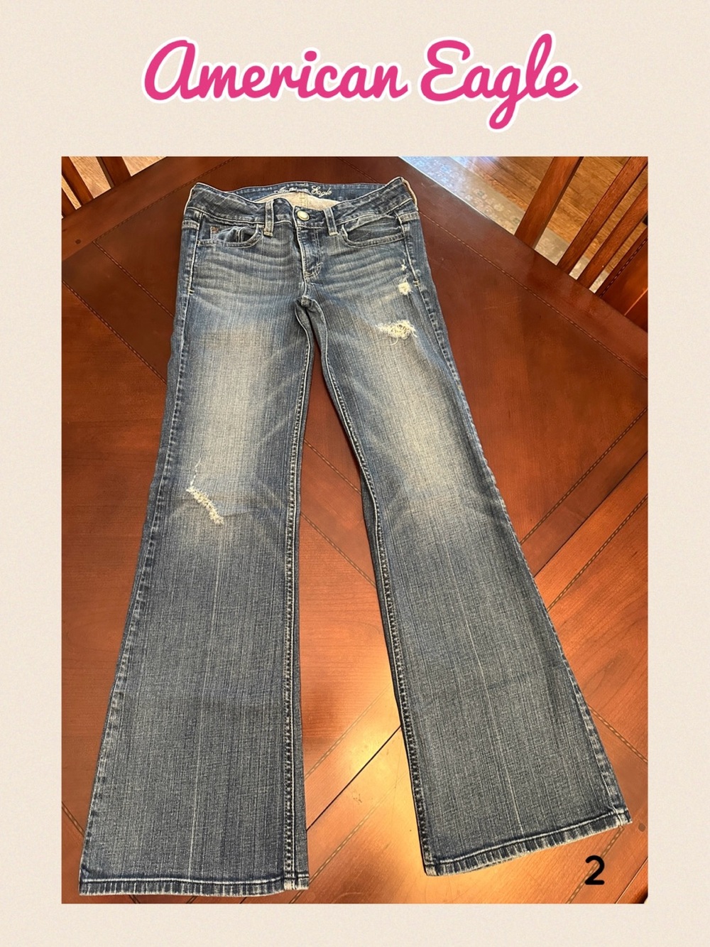 American Eagle Flare/Hipster Jeans